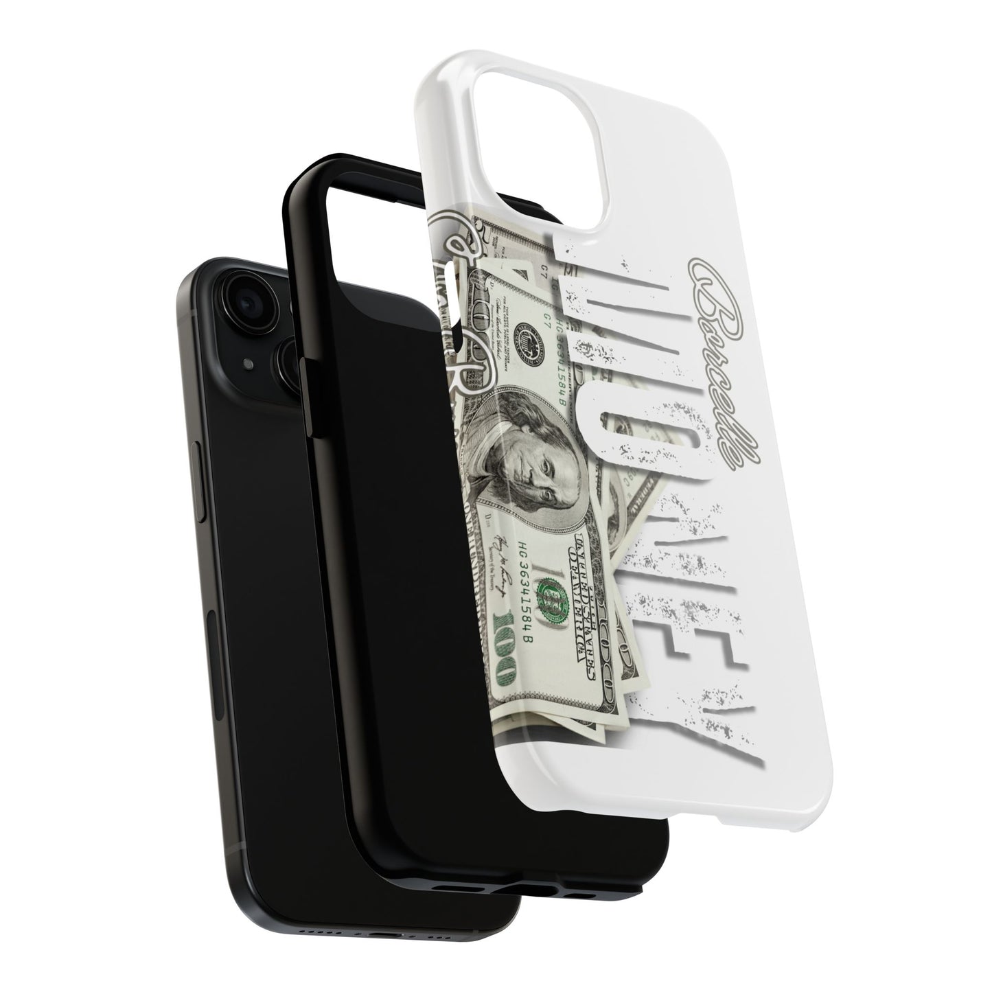 Stylish Tough Phone Case - 'Money' Design for Trendsetters