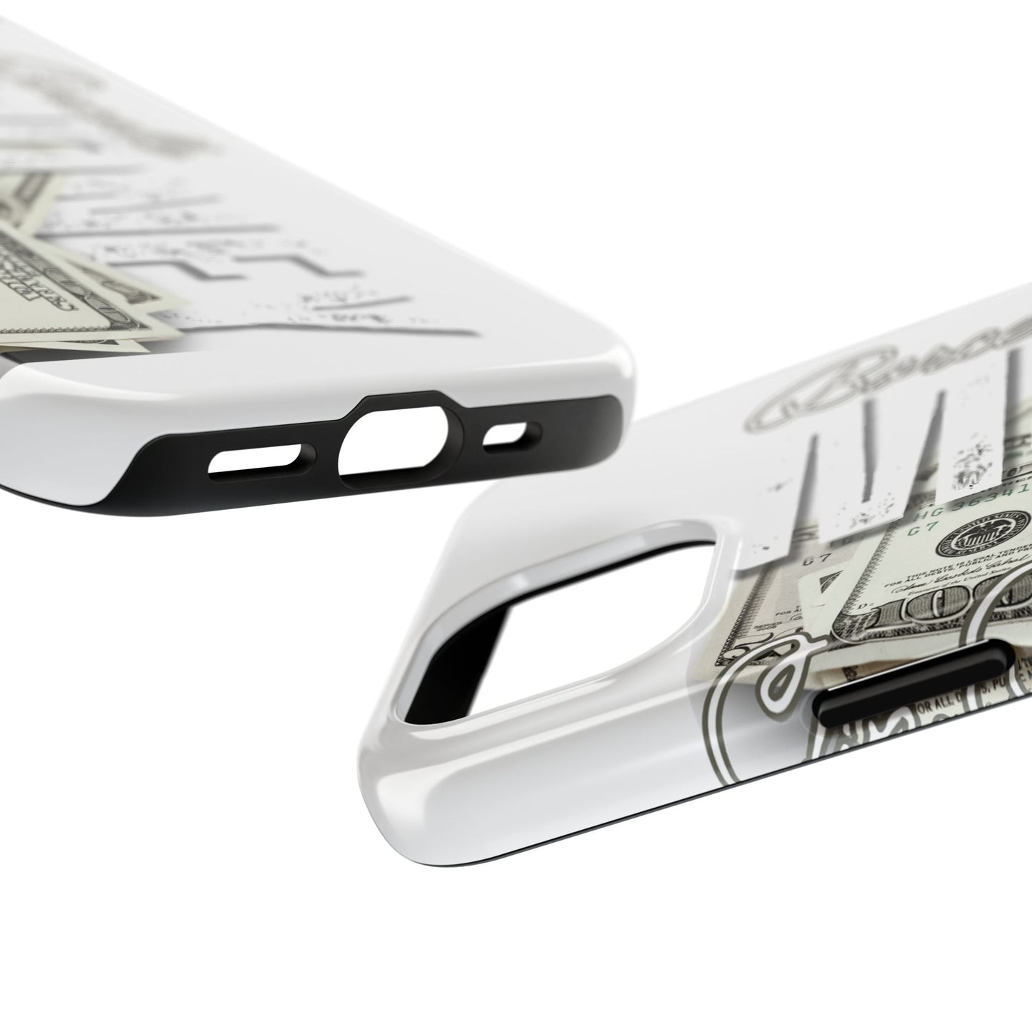 Stylish Tough Phone Case - 'Money' Design for Trendsetters